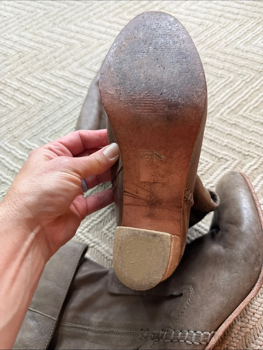 Free People size 40/9 knee high boots
